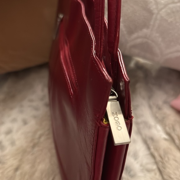 Hobo shoulder bag, cranberry red, EUC..15x8x3” - Picture 10 of 10